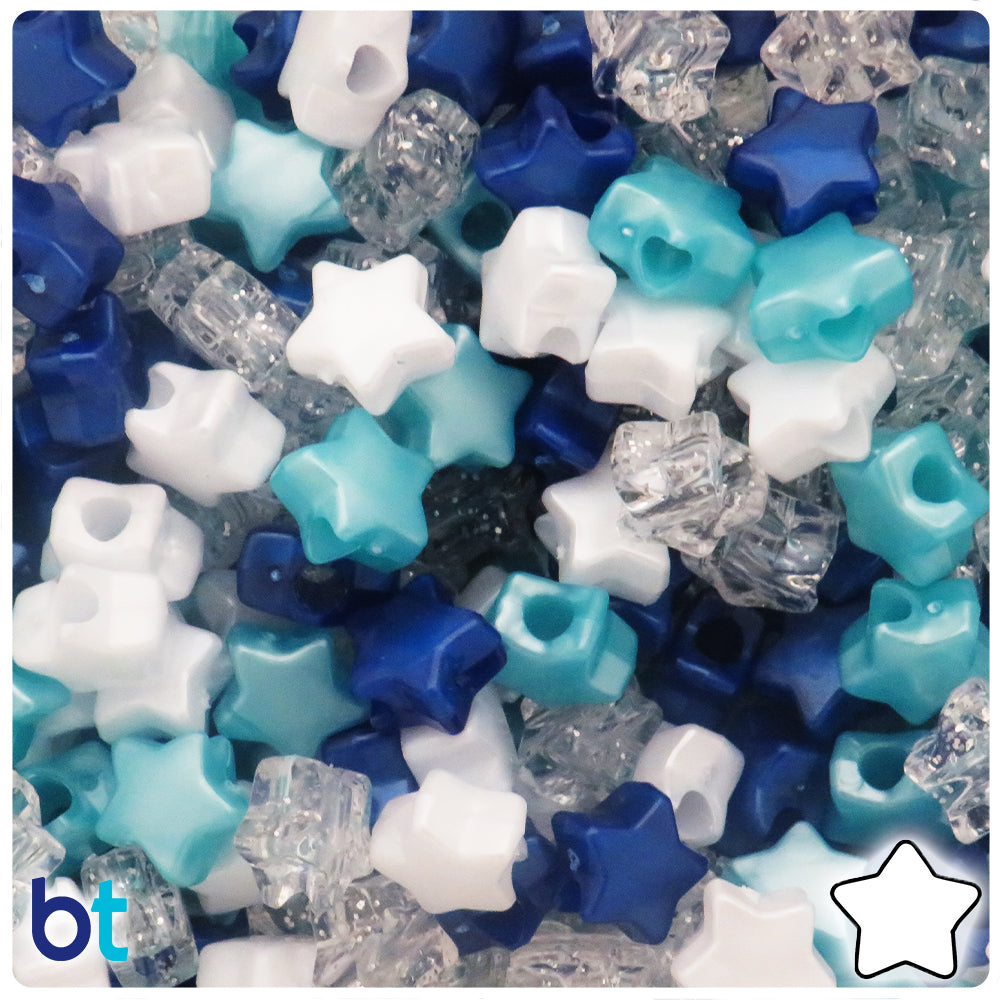 Milkyway Multi 13mm Star Pony Beads (250pcs)