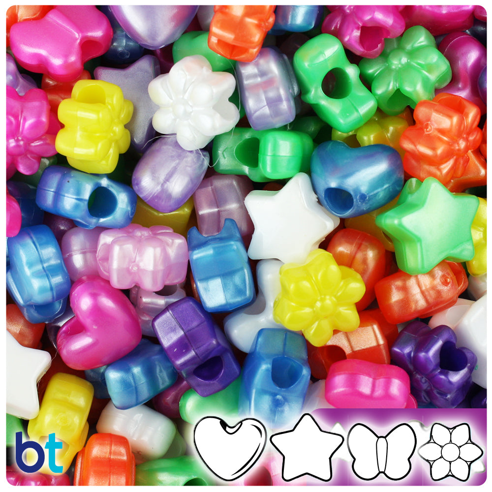 Wholesale Case Small Shape Mix Pony Beads