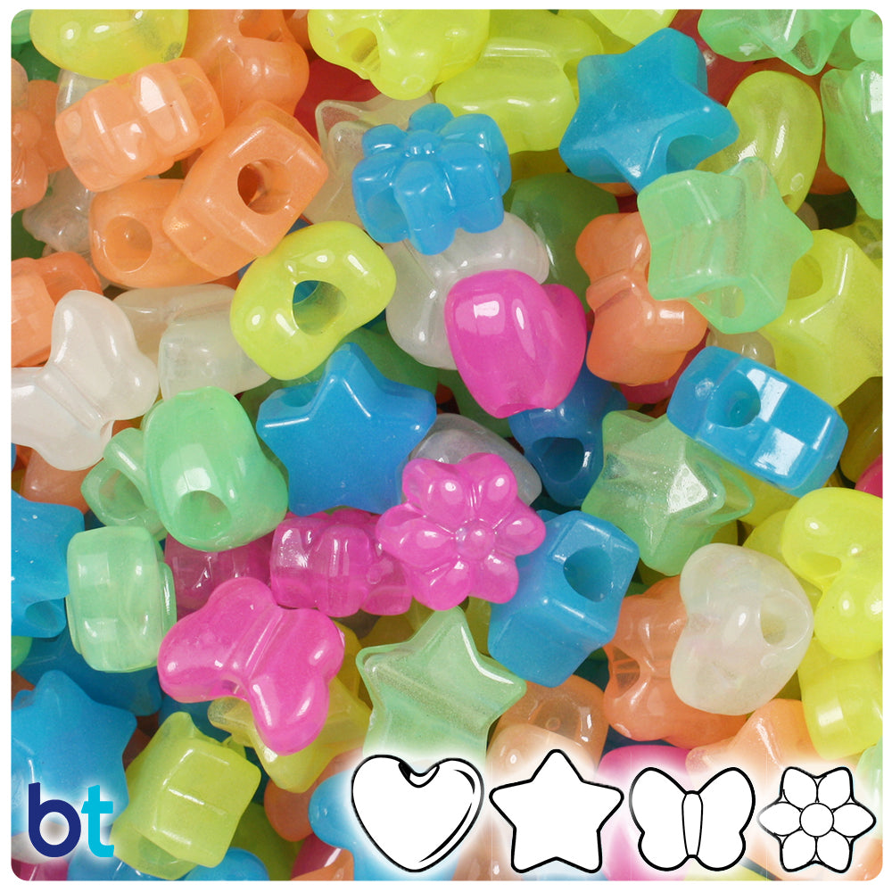 Wholesale Case Small Shape Mix Pony Beads