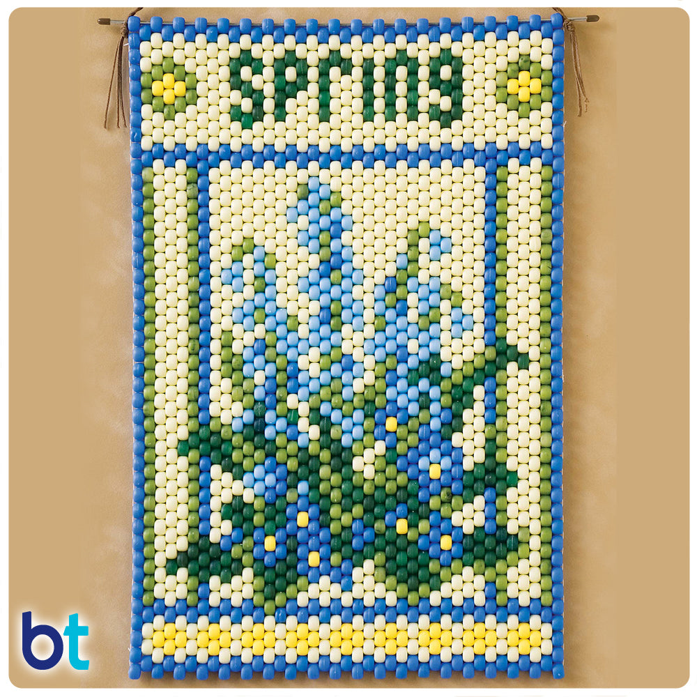 Spring Azure Beaded Banner Kit