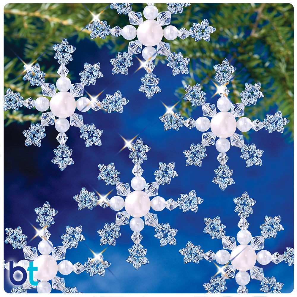 Azure Snowflakes Holiday Ornament Kit