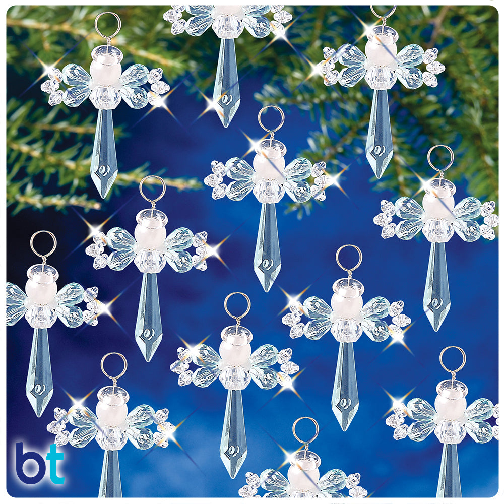 Faceted Elegance Angels Holiday Ornament Kit
