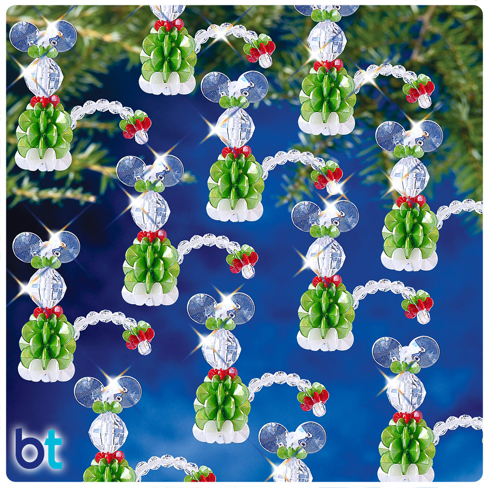 Pearl Mini Mice Holiday Ornament Kit