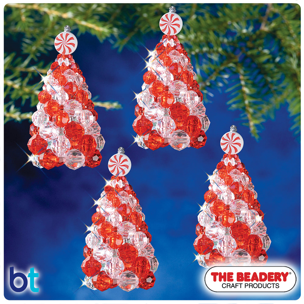 Peppermint Swirl Tree Holiday Ornament Kit