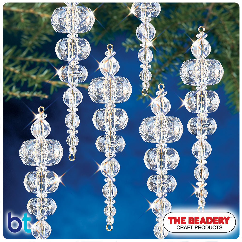 Faceted Elegance Icicles Holiday Ornament Kit