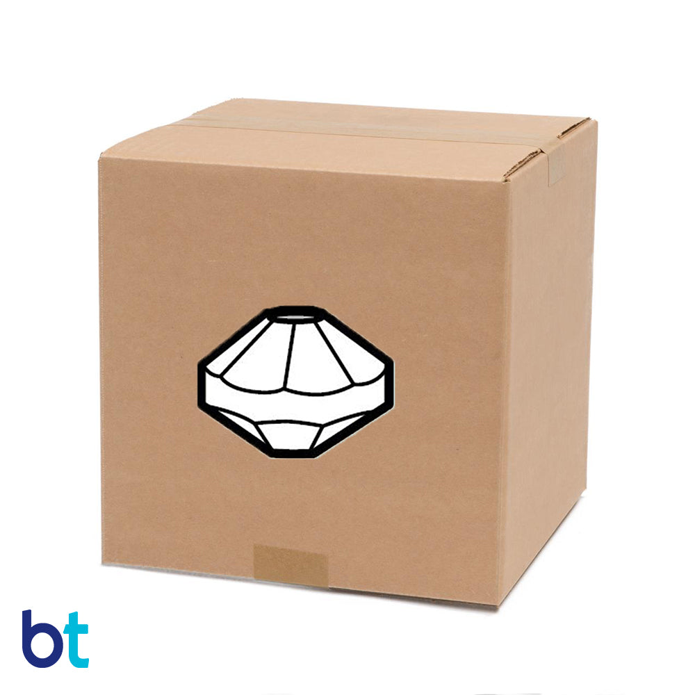 Wholesale Case 6mm Faceted Rondelle Plastic Beads - Transparent