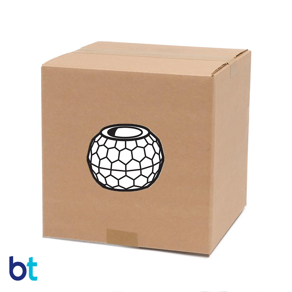 Wholesale Case 9mm Faceted Barrel Pony Beads - Opaque