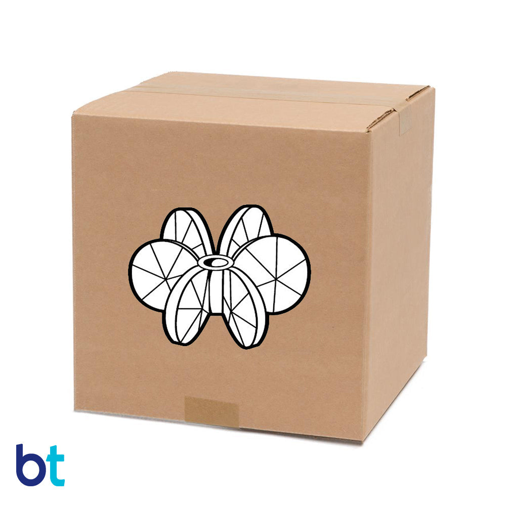 Wholesale Case 18mm SunBurst Plastic Beads - Frosted