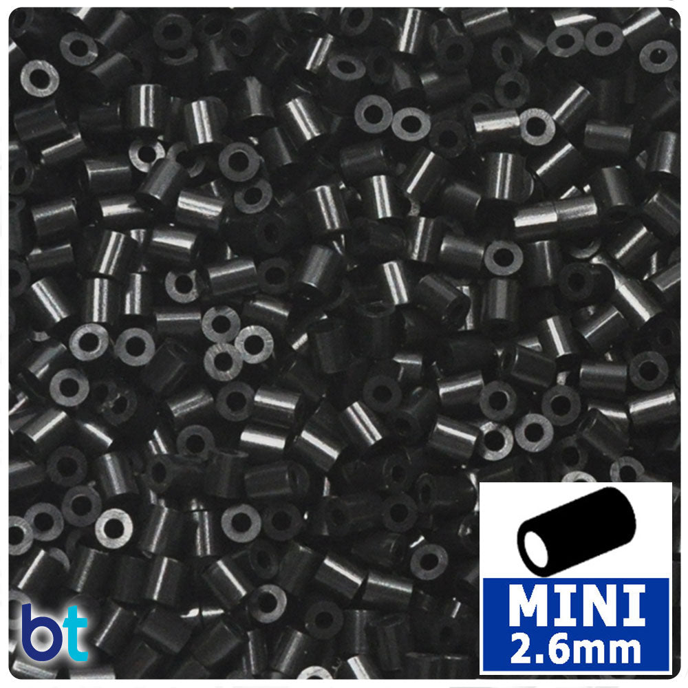 Black 2.6mm Mini Fuse Beads (2000pcs)
