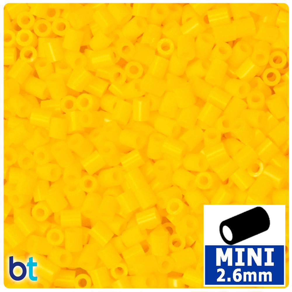Yellow 2.6mm Mini Fuse Beads (2000pcs)