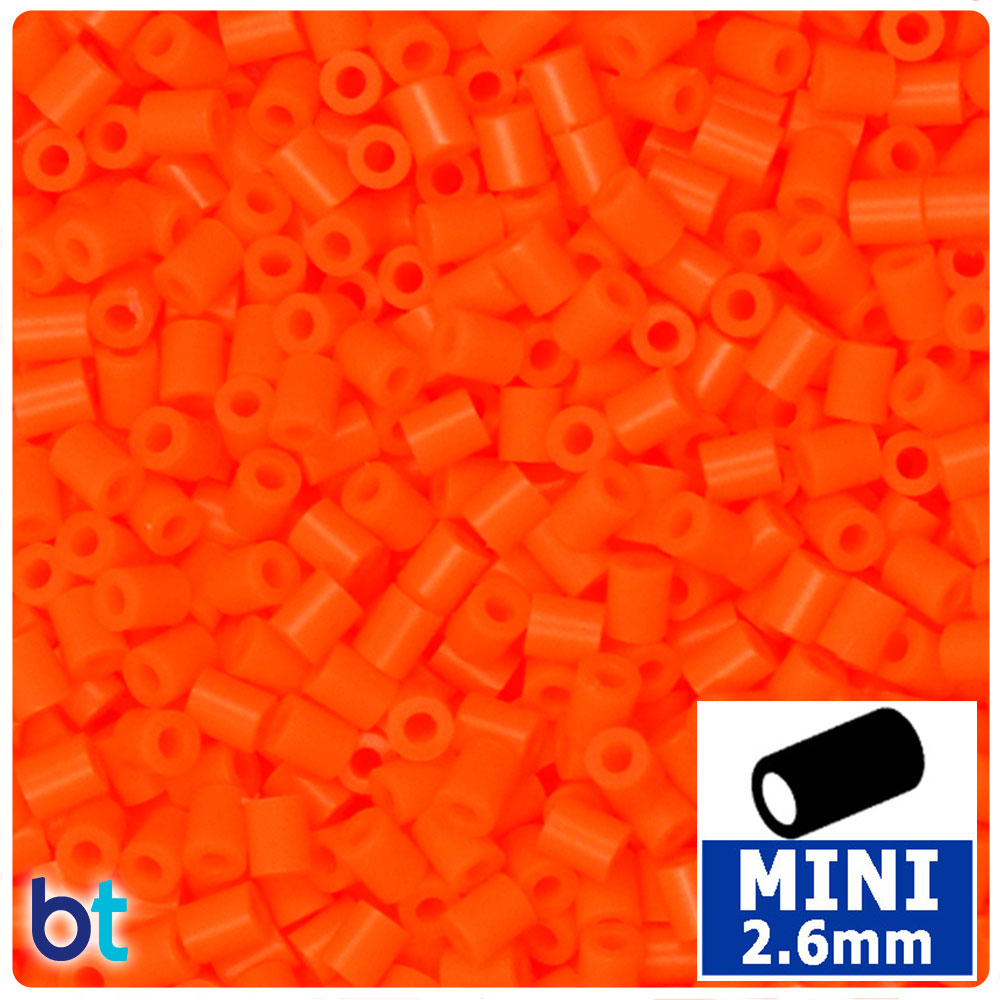 Bright Carrot 2.6mm Mini Fuse Beads (2000pcs)