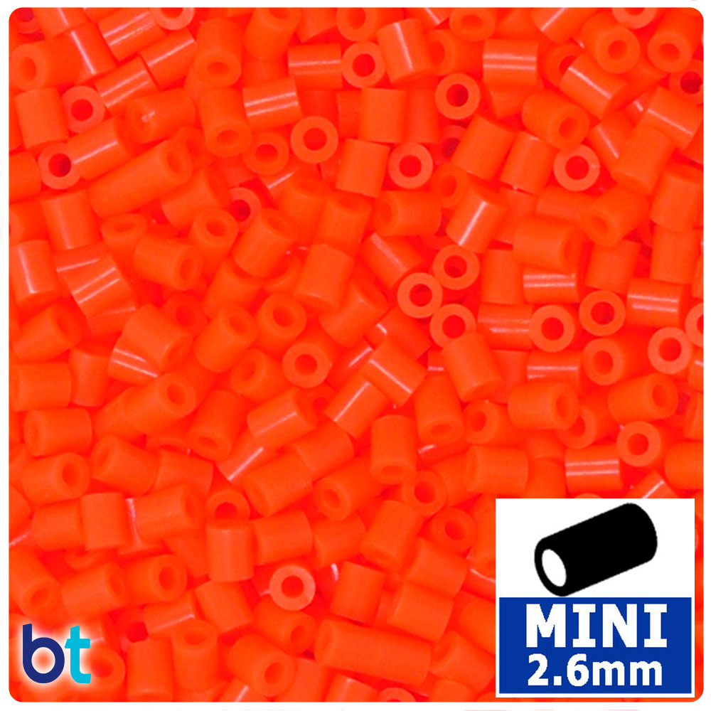 Orange 2.6mm Mini Fuse Beads (2000pcs)
