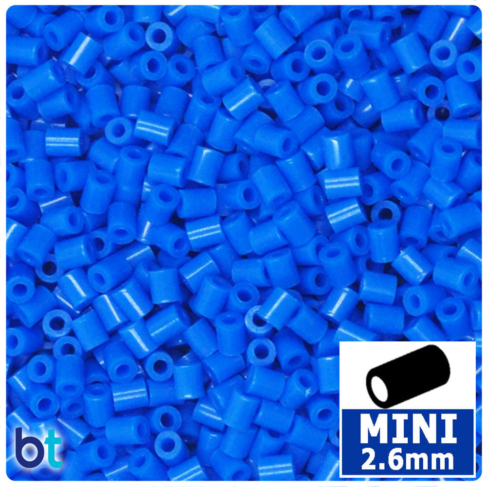 True Blue 2.6mm Mini Fuse Beads (2000pcs)