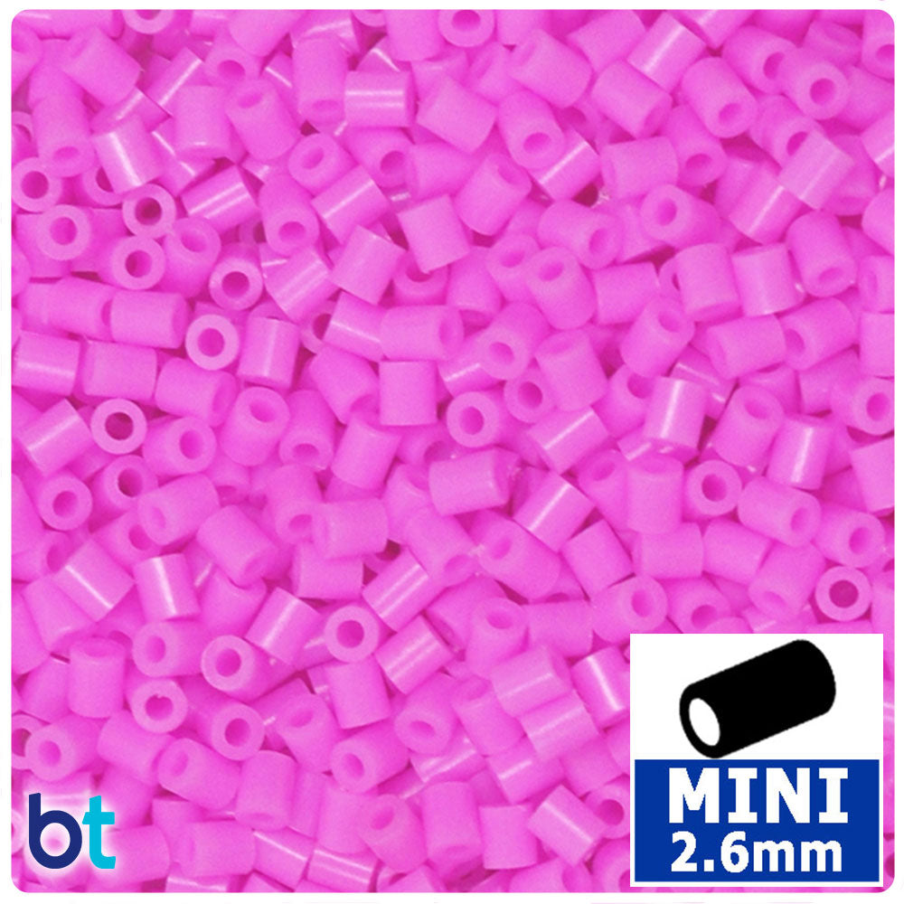 Raspberry Pink 2.6mm Mini Fuse Beads (2000pcs)