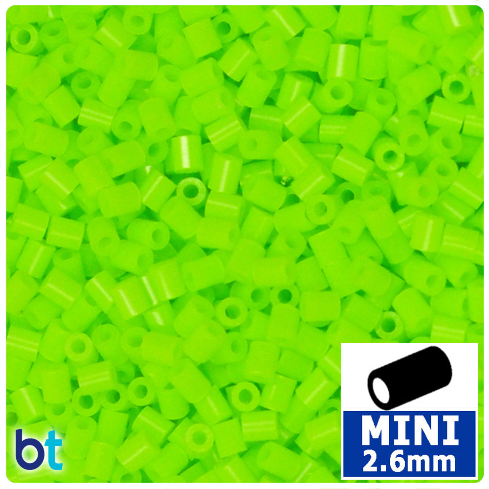 Bright Green 2.6mm Mini Fuse Beads (2000pcs)