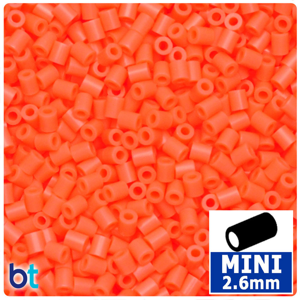 Coral Red 2.6mm Mini Fuse Beads (2000pcs)
