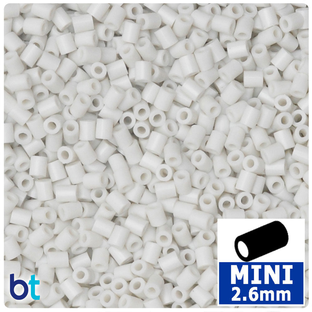 Ghost White 2.6mm Mini Fuse Beads (2000pcs)