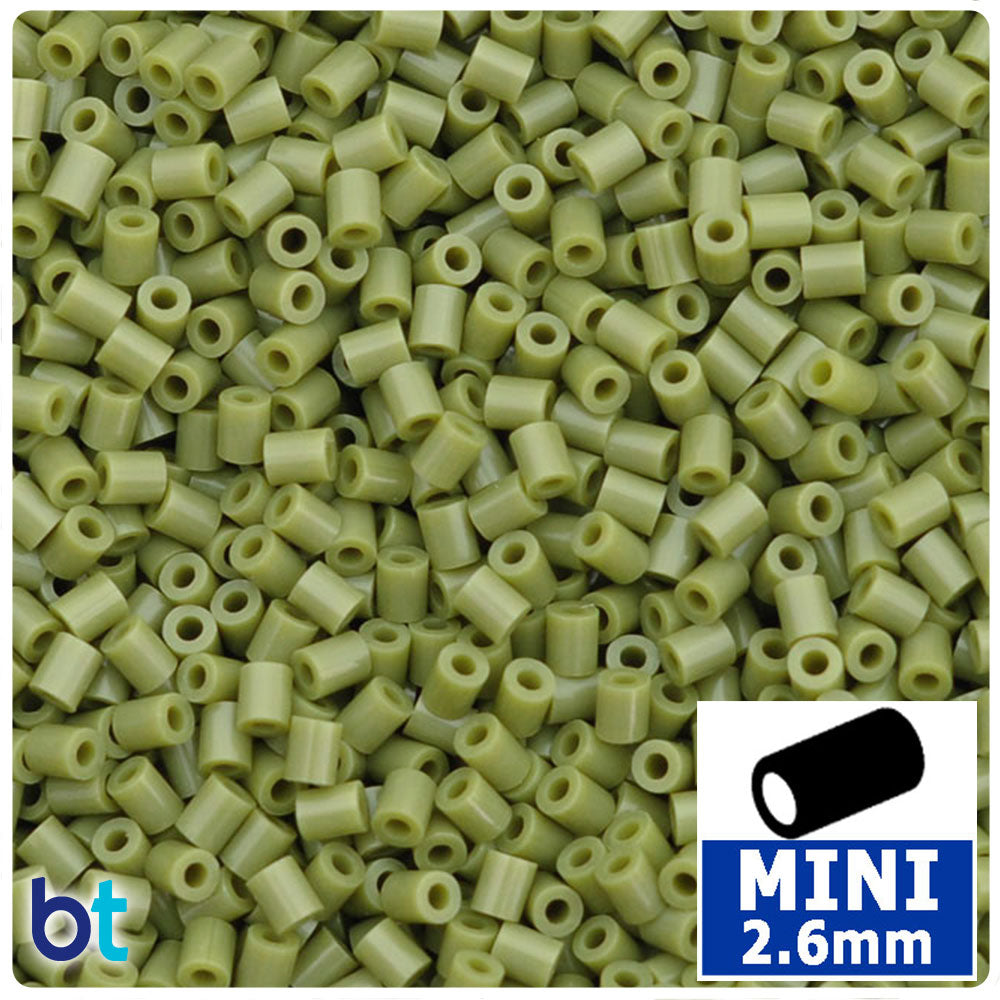 Sage Green 2.6mm Mini Fuse Beads (2000pcs)