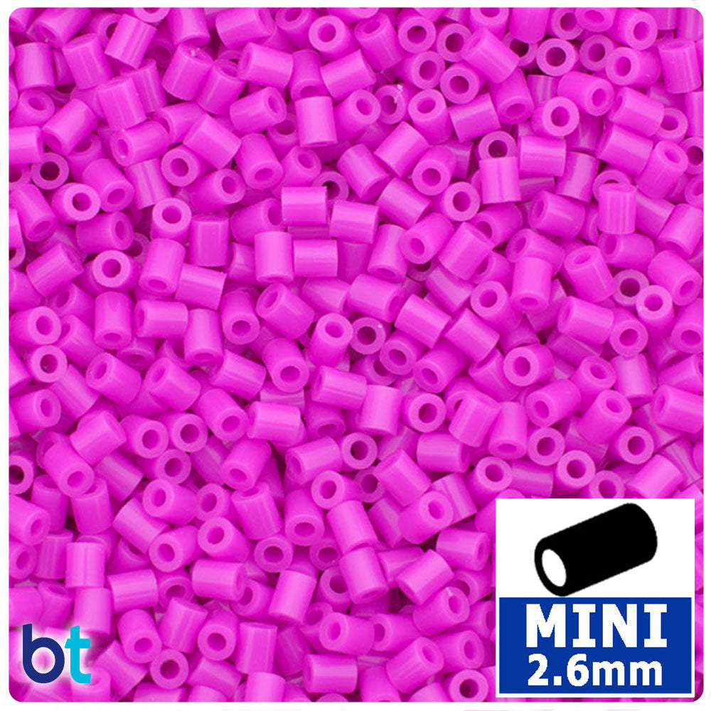 Pink Plum 2.6mm Mini Fuse Beads (2000pcs)