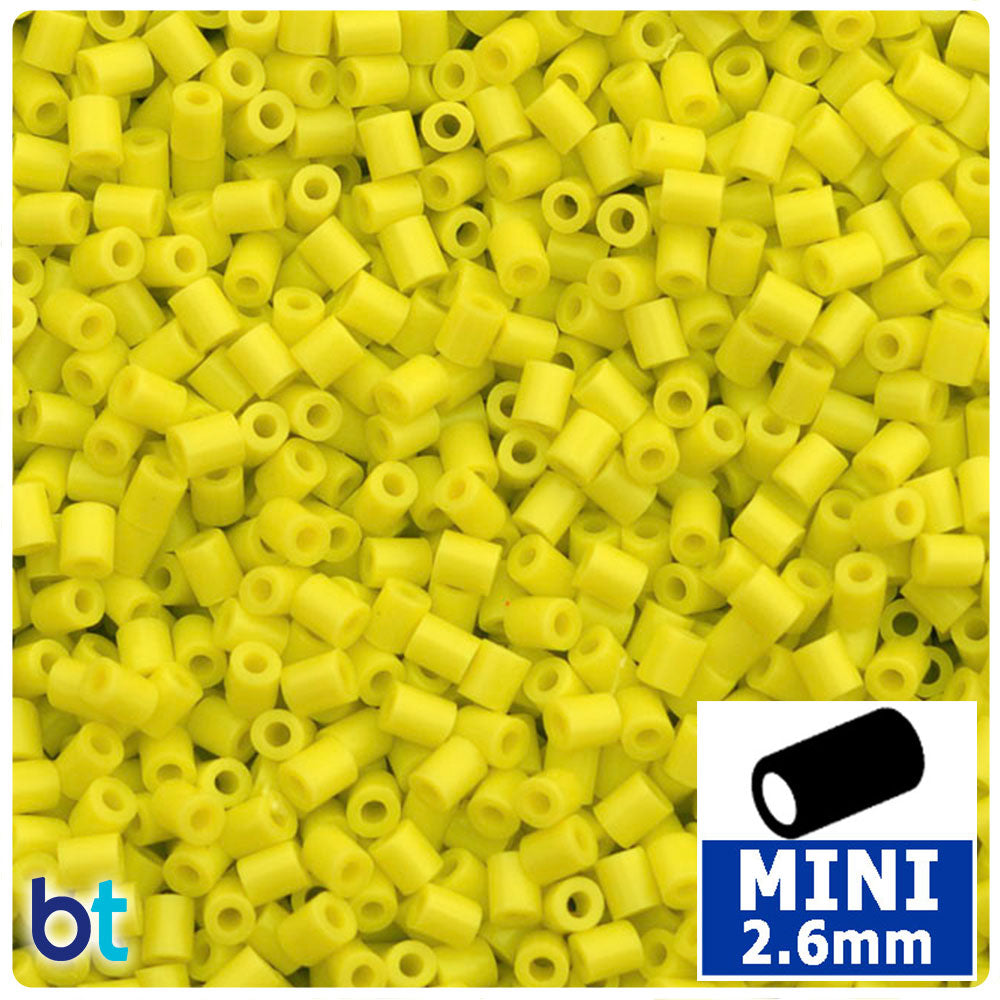 Pale Yellow 2.6mm Mini Fuse Beads (2000pcs)