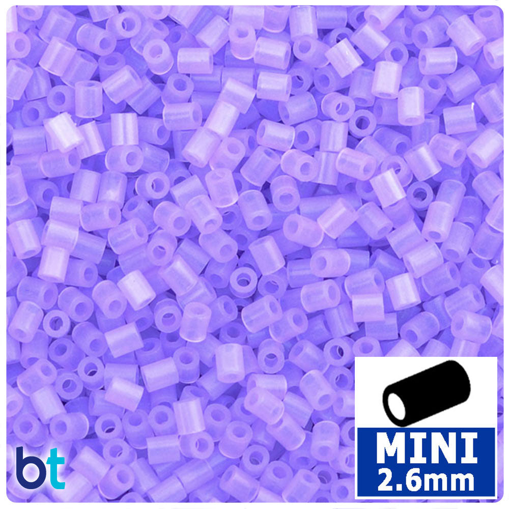 Purple Glow 2.6mm Mini Fuse Beads (2000pcs)
