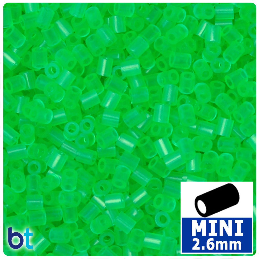 Green Translucent 2.6mm Mini Fuse Beads (2000pcs)