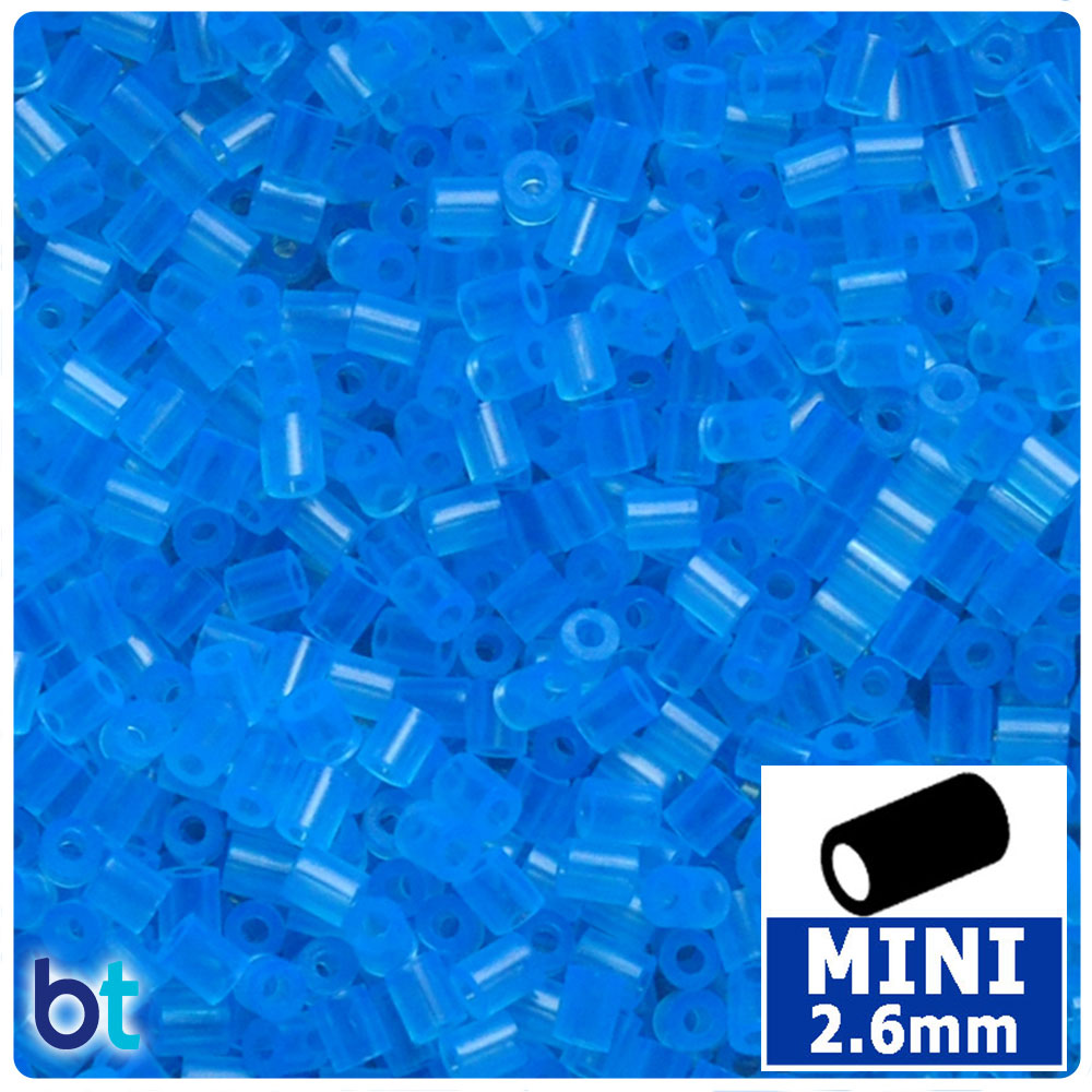 Blue Translucent 2.6mm Mini Fuse Beads (2000pcs)