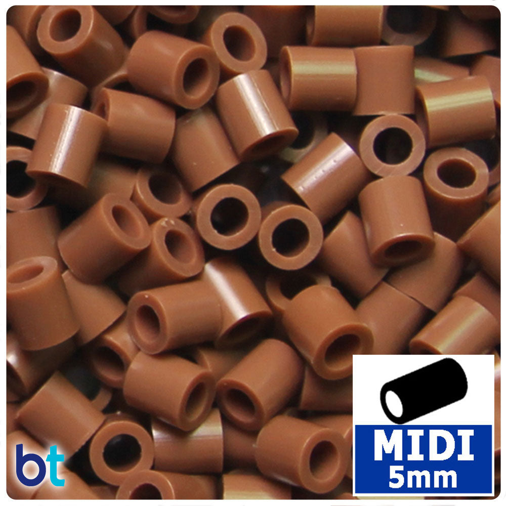Light Brown 5mm Midi Fuse Beads (1000pcs)