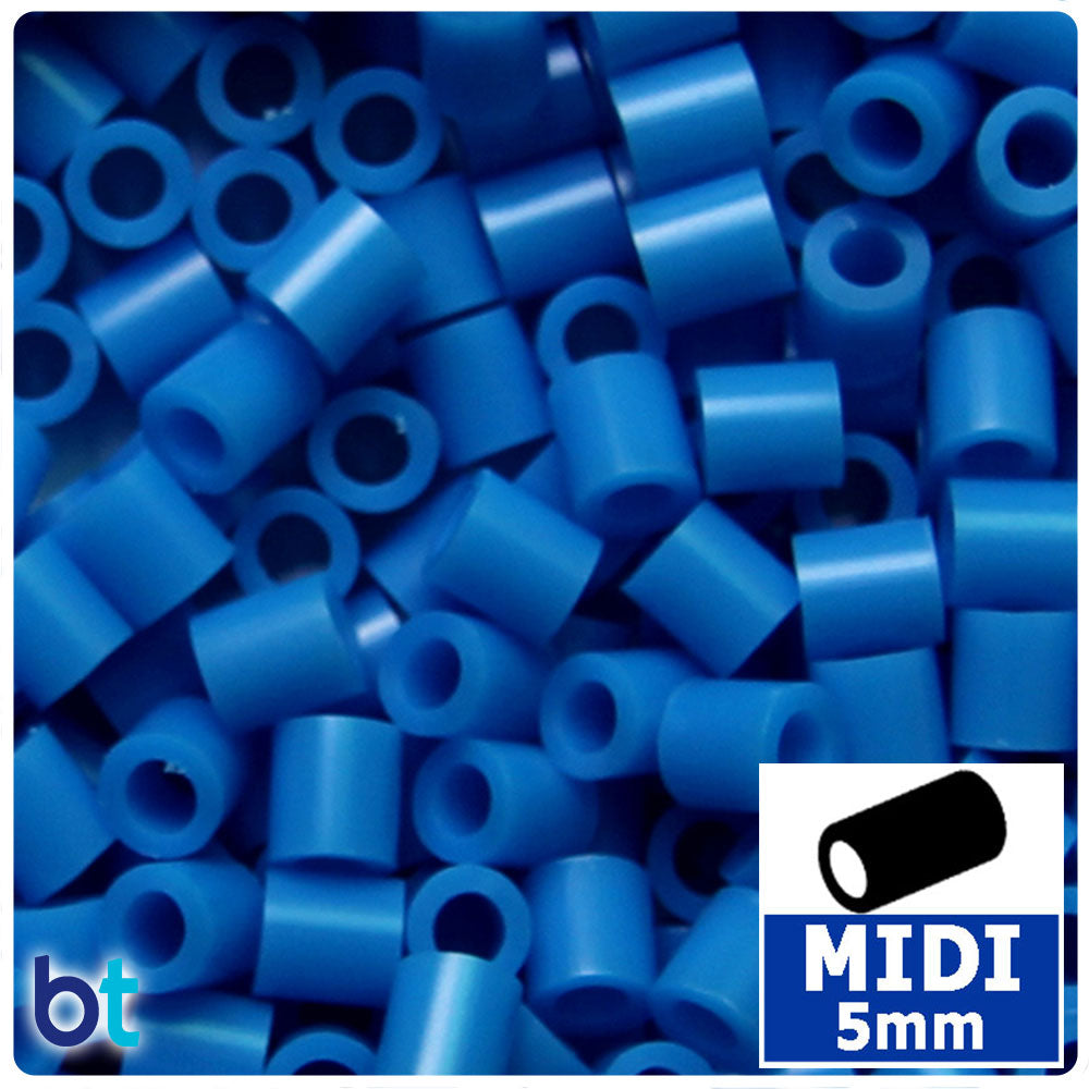 True Blue 5mm Midi Fuse Beads (1000pcs)