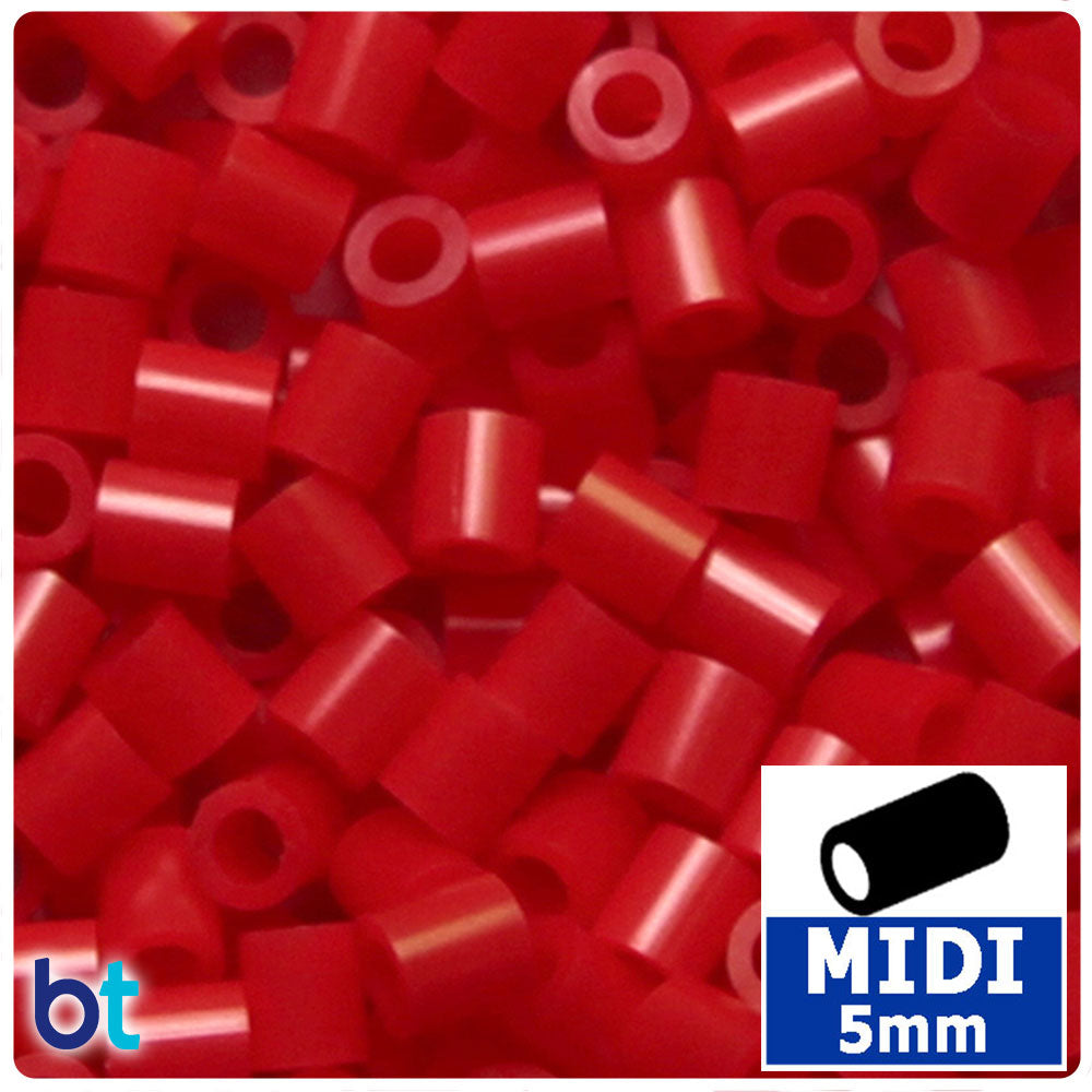 Red 5mm Midi Fuse Beads (1000pcs)