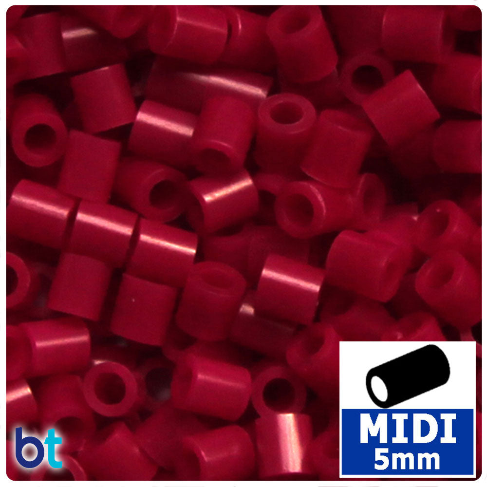 Burgundy 5mm Midi Fuse Beads (1000pcs)