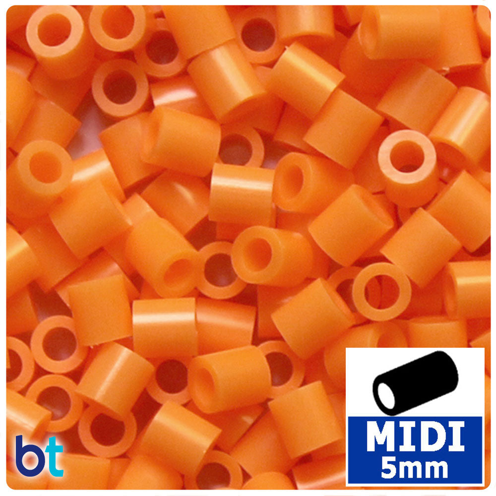 Yellow Orange 5mm Midi Fuse Beads (1000pcs)
