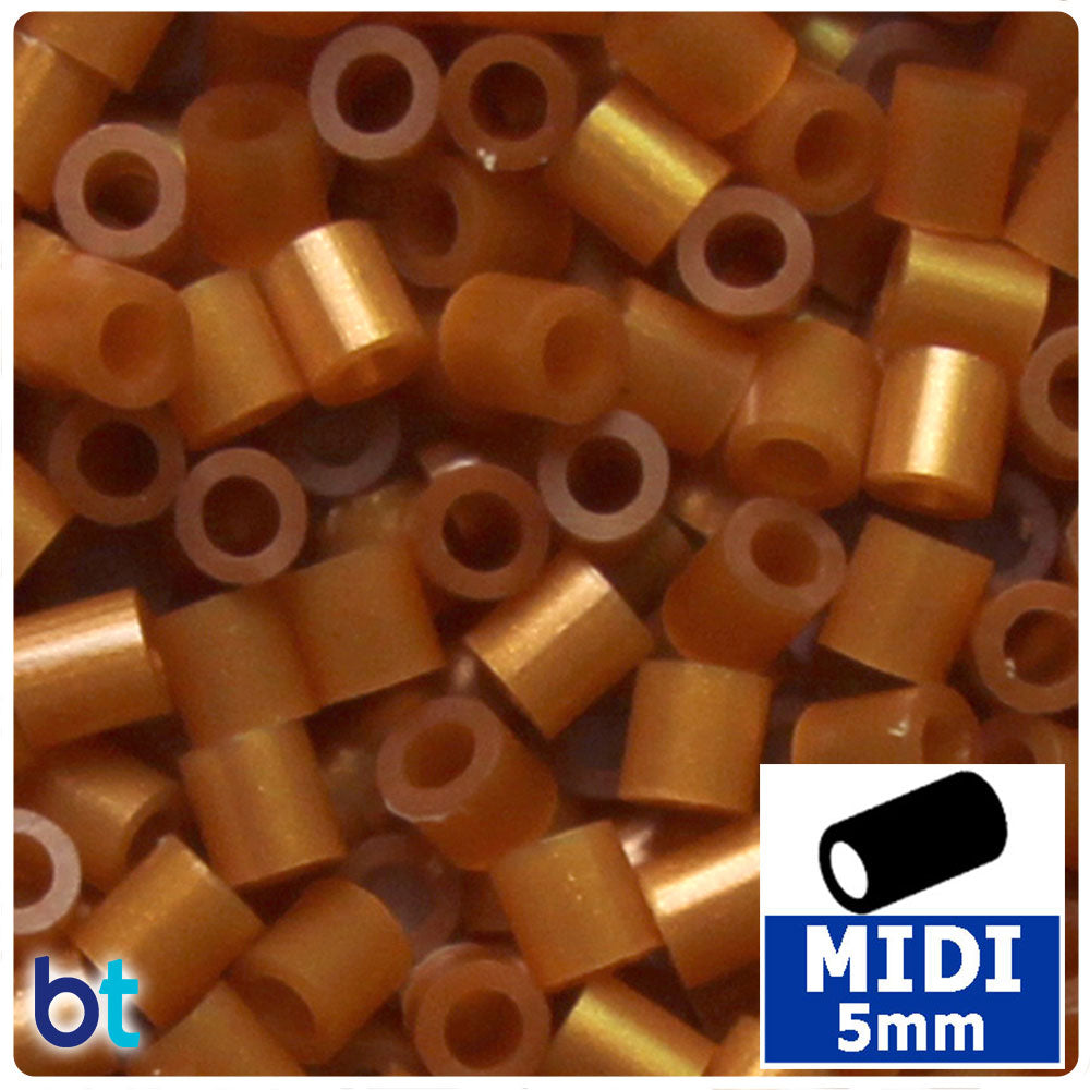 Gold Metallic 5mm Midi Fuse Beads (1000pcs)