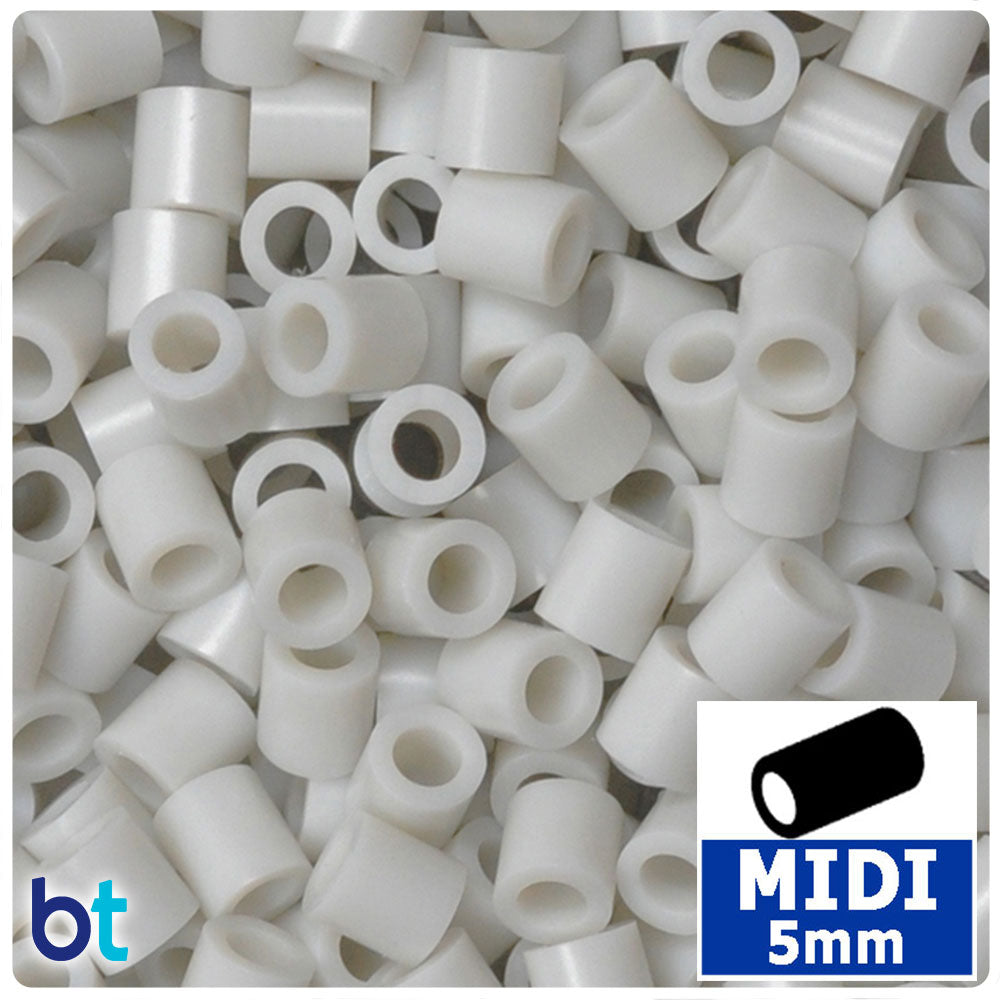 Ash Grey 5mm Midi Fuse Beads (1000pcs)