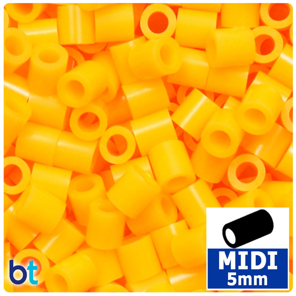 Pastel Orange 5mm Midi Fuse Beads (1000pcs)