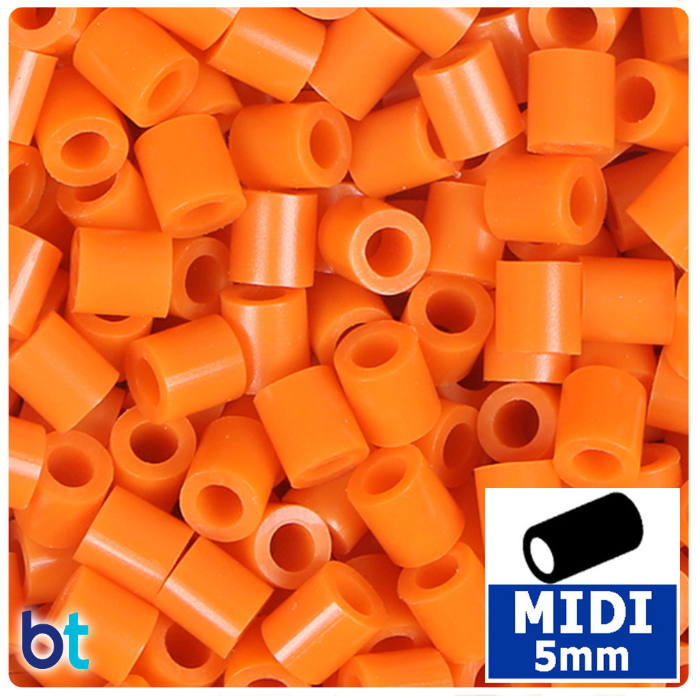 Papaya 5mm Midi Fuse Beads (1000pcs)