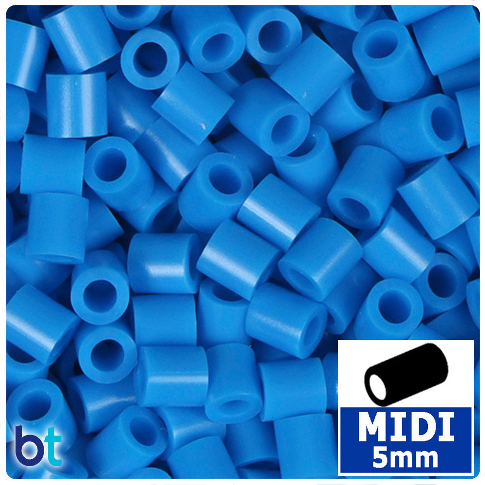 Pool Blue 5mm Midi Fuse Beads (1000pcs)