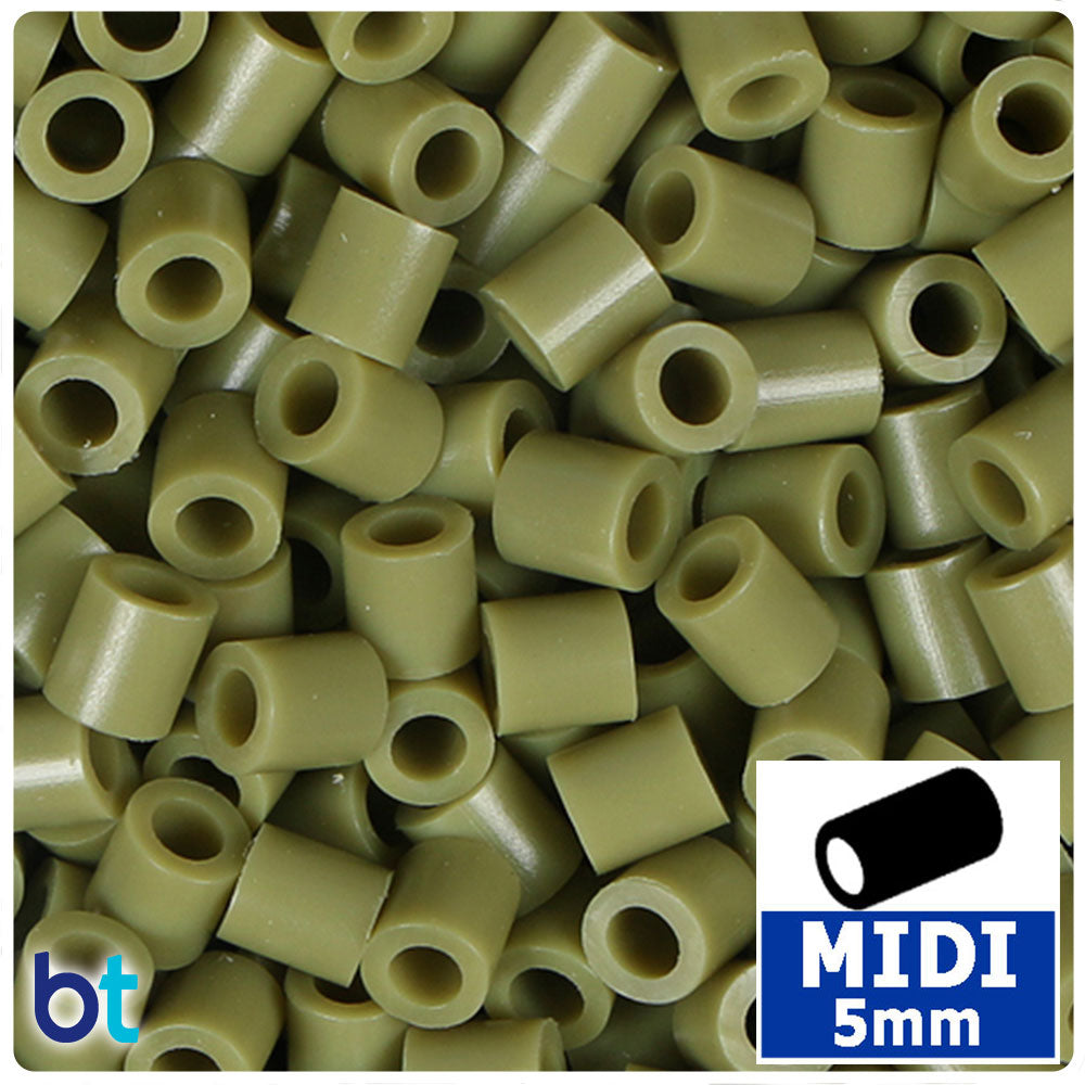 Mossy Green 5mm Midi Fuse Beads (1000pcs)
