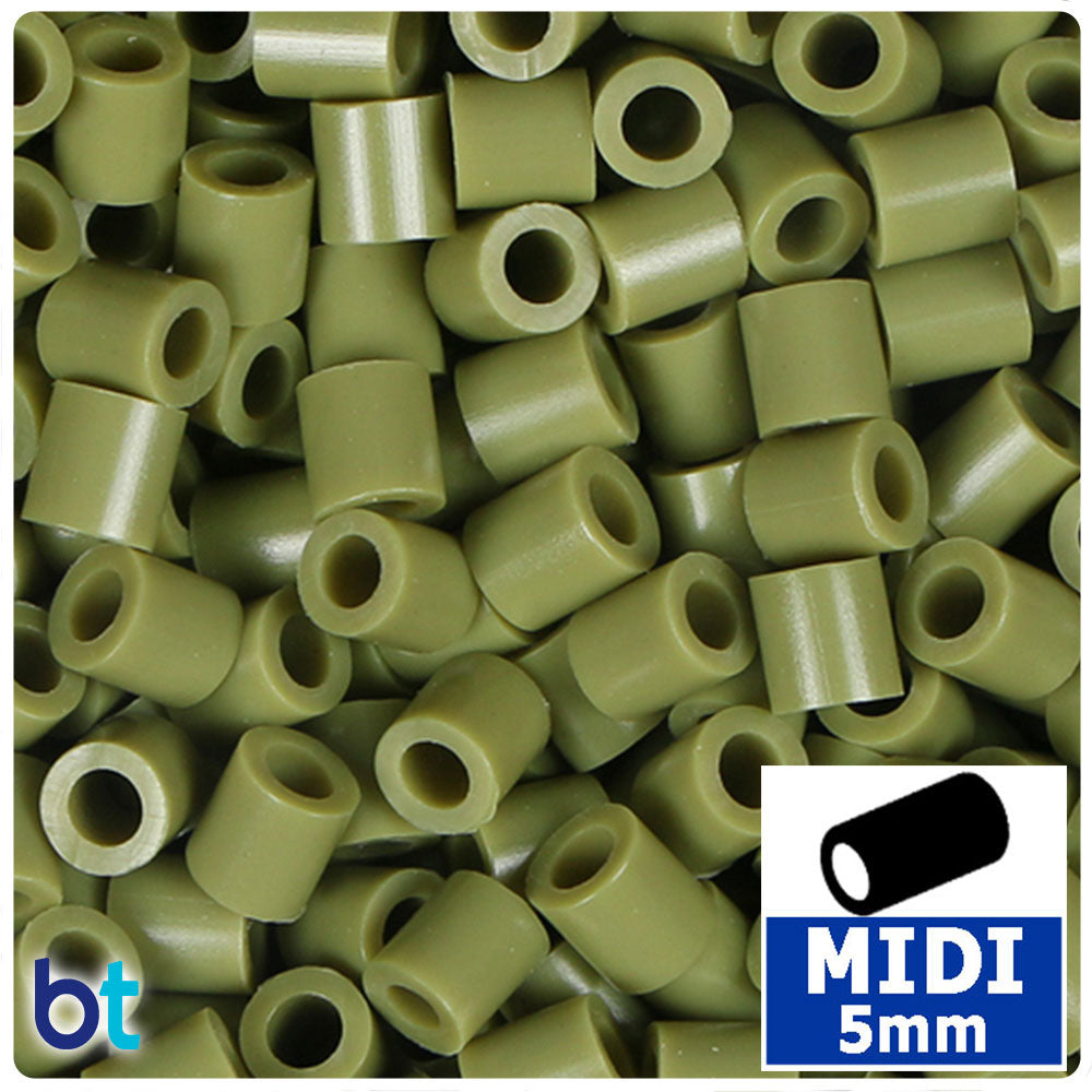Earth Green 5mm Midi Fuse Beads (1000pcs)