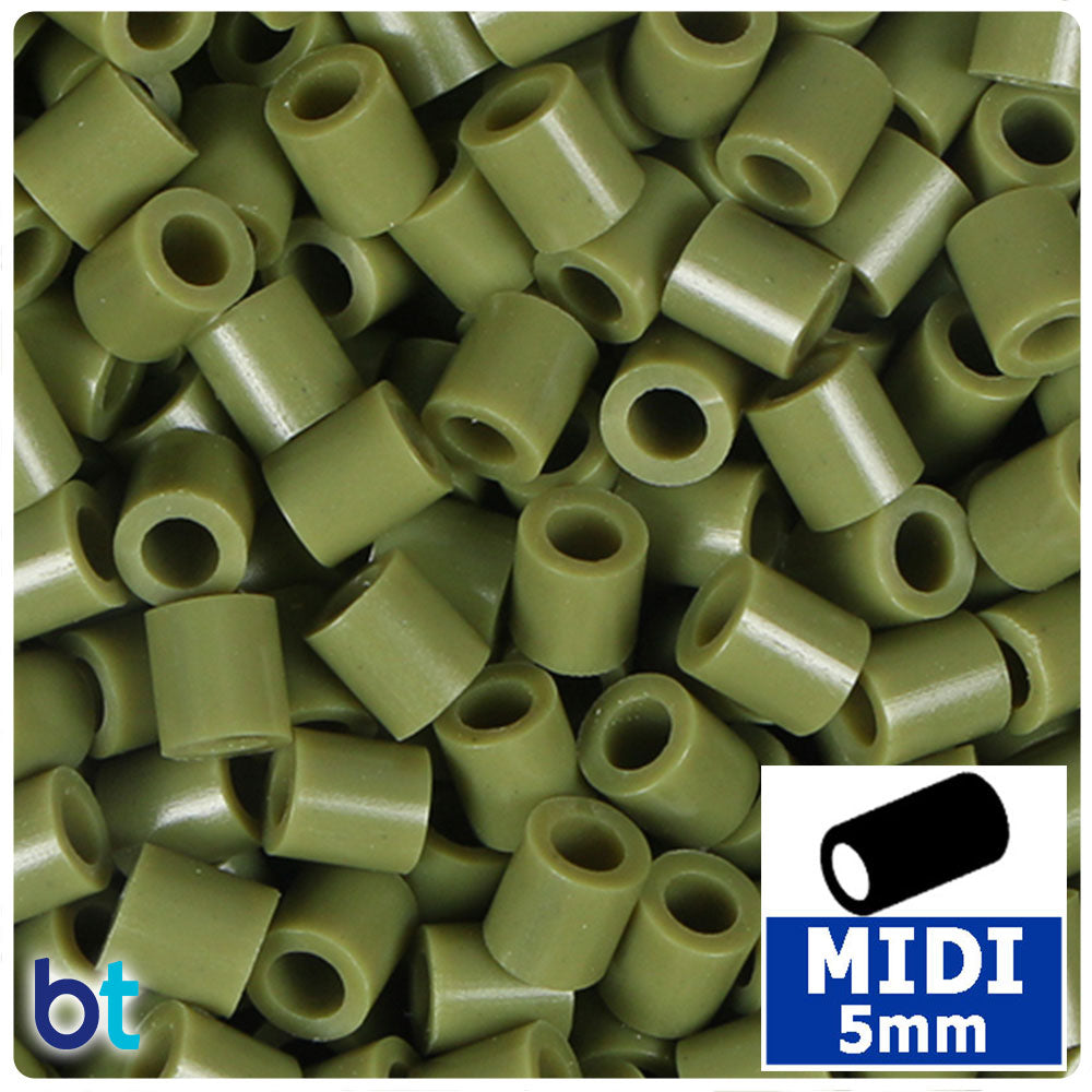 Sage Green 5mm Midi Fuse Beads (1000pcs)