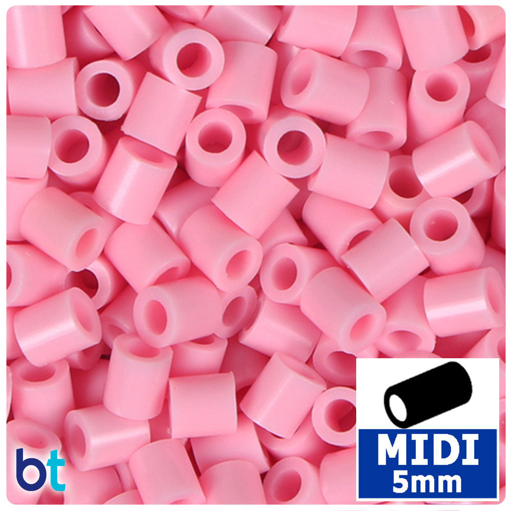 Rosebud Pink 5mm Midi Fuse Beads (1000pcs)