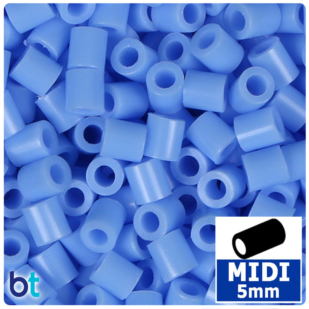 Azure Blue 5mm Midi Fuse Beads (1000pcs)