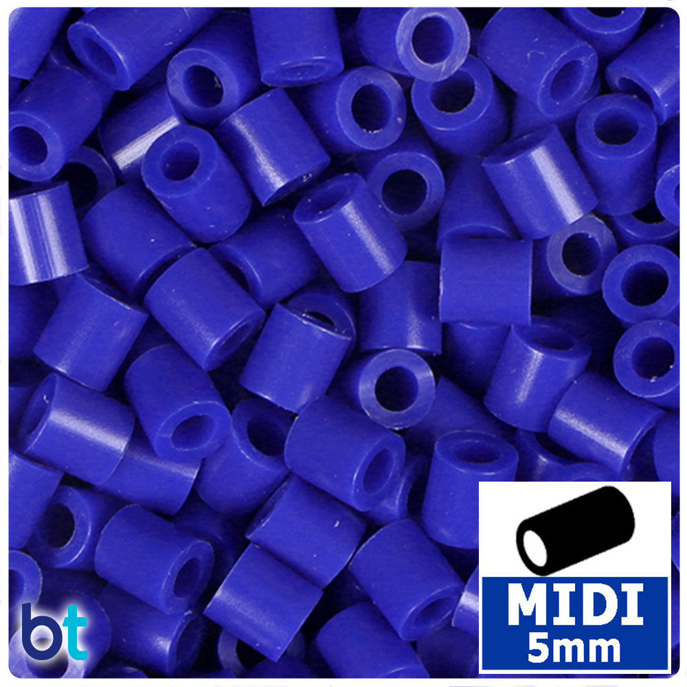 Royal Blue 5mm Midi Fuse Beads (1000pcs)
