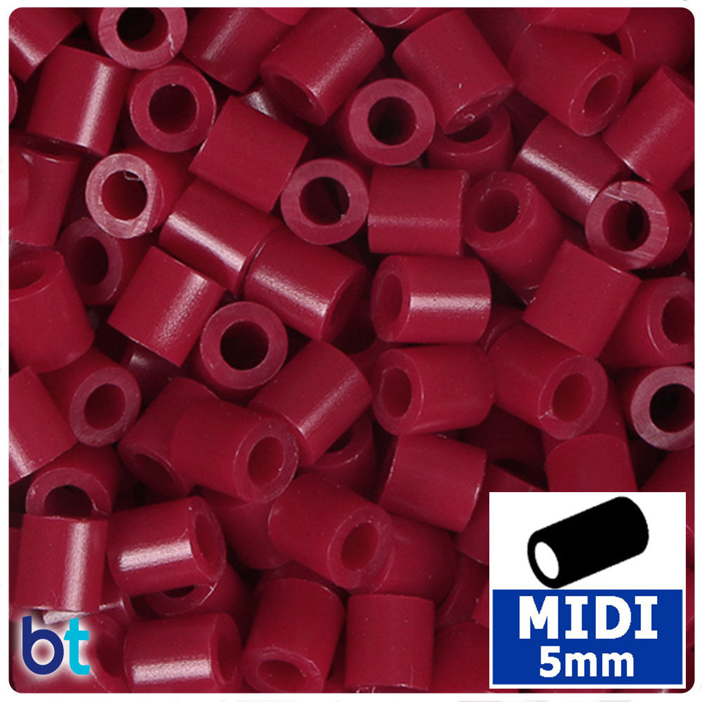 Bloodrose Red 5mm Midi Fuse Beads (1000pcs)
