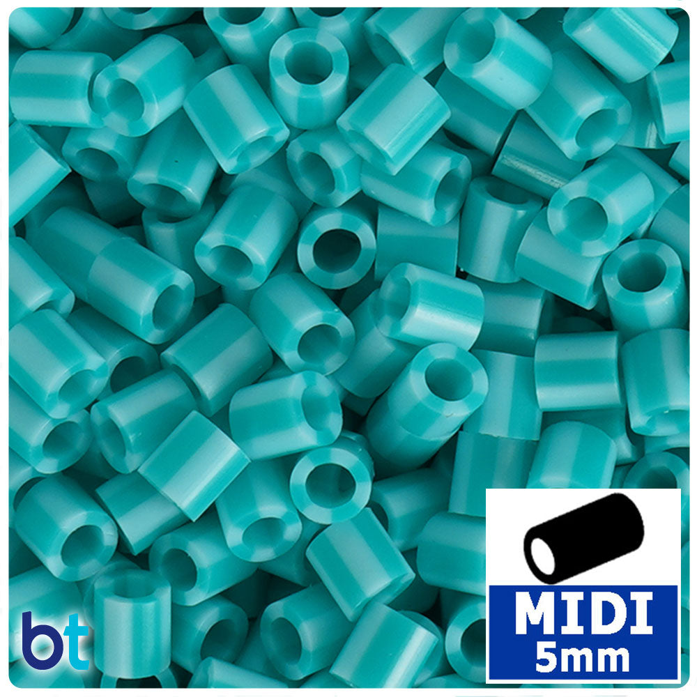 Seafoam Stripe 5mm Midi Fuse Beads (1000pcs)