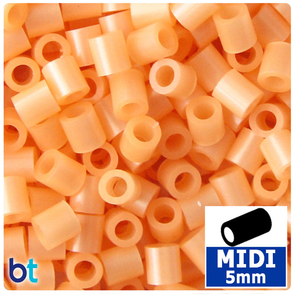 Orange Pearl 5mm Midi Fuse Beads (1000pcs)