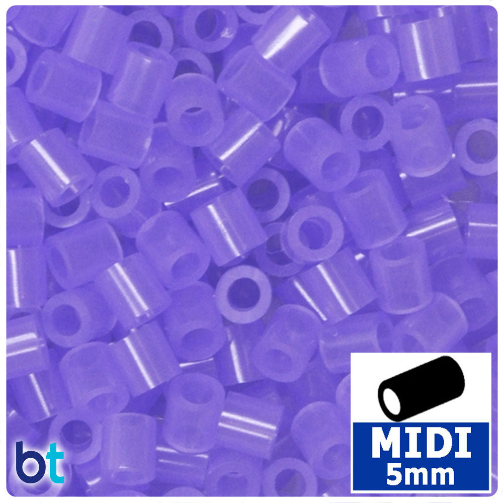 Purple Translucent 5mm Midi Fuse Beads (1000pcs)
