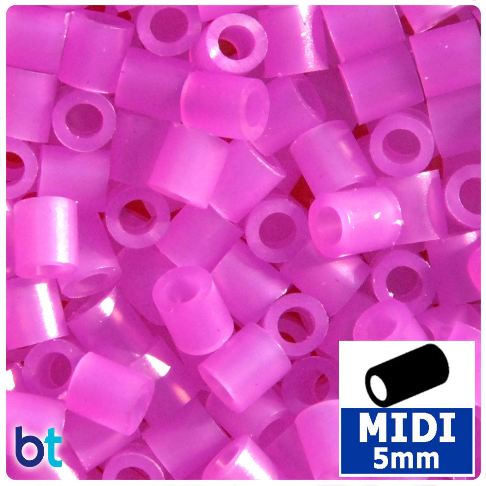 Purple UV 5mm Midi Fuse Beads (1000pcs)