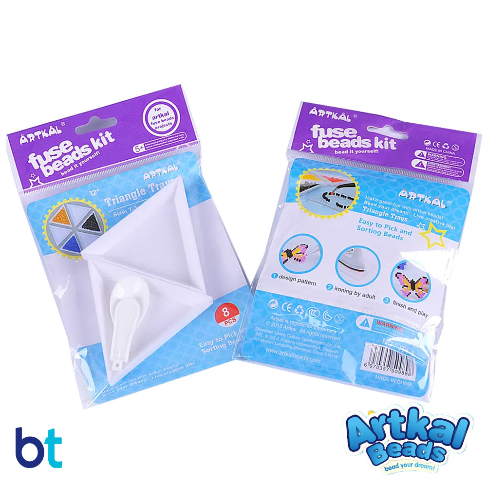 Artkal Triangular Trays and Spoon (1 set)