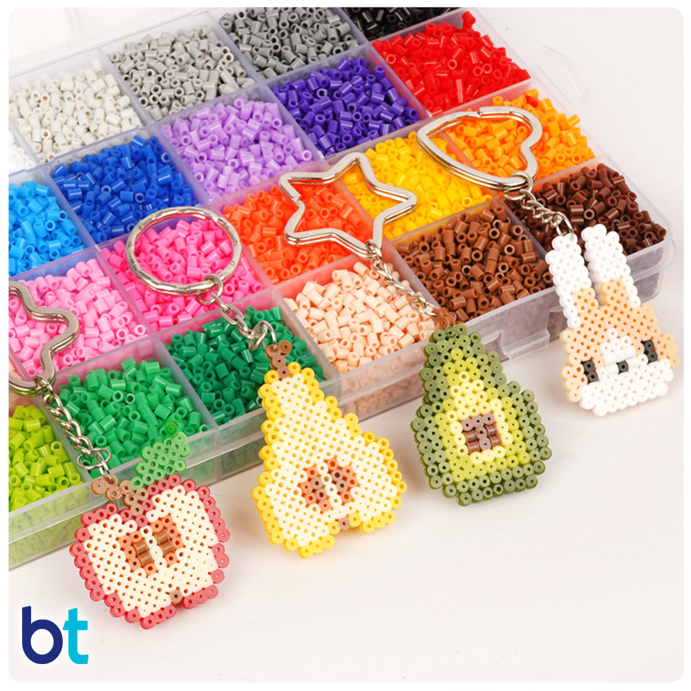 24 Colors Mini Fuse Beads Box (12,000 Beads)